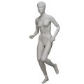 Wholesale window shop decorative full body nude curvy running realistic sports female mannequin for sale